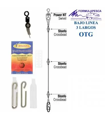 bajo linea 3 largos otg surfcasting