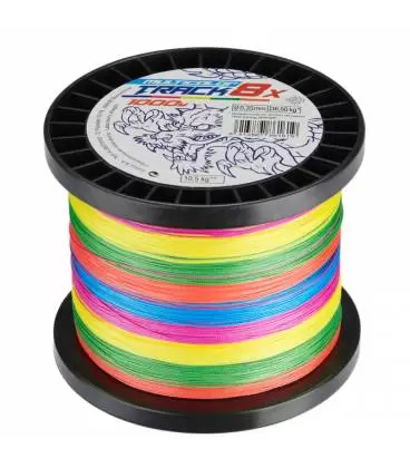 trenzado 1000 metros multicolor track x8