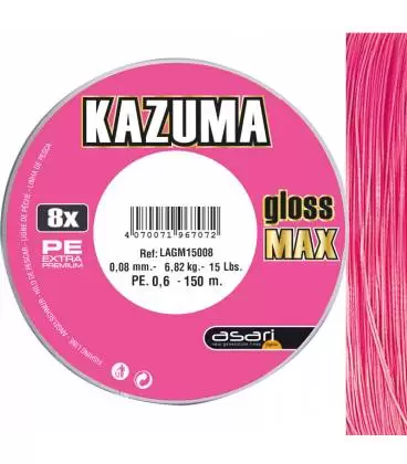 trenzado pesca calamar asari kazuma gloss max