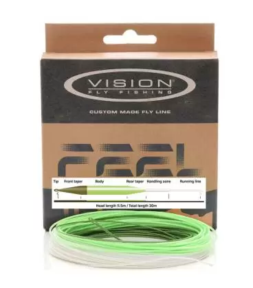 vision feel 115 cola rata pesca mosca