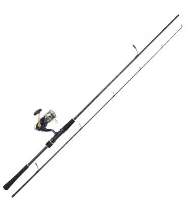 combo daiwa pesca spinning crest