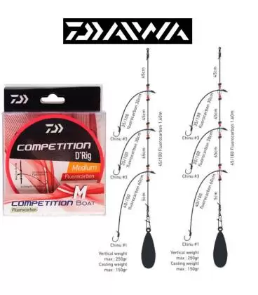 bajo linea barco daiwa competicion boat m