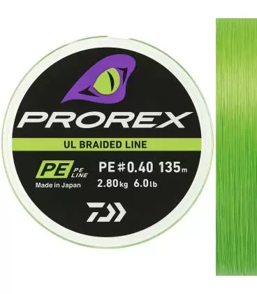 trenzado daiwa prorex ul