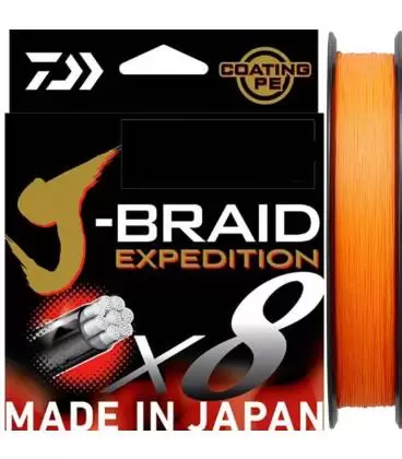 daiwa expedition trenzado naranja