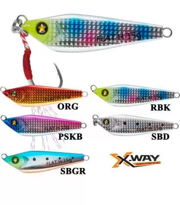 jigs asimetricos x-way flat h