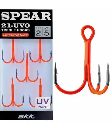 bkk spear 21 uvo anzuelos triples