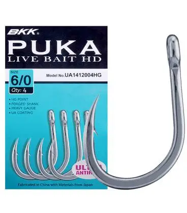 anzuelos bkk puka livebait