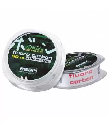 fluorocarbono asari hilo de pesca invisible