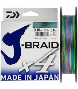 trenzados daiwa j-braid multicolor